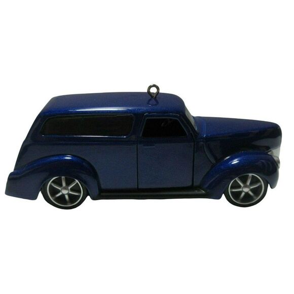 1940 FORD Hallmark Keepsake Ornament Blue Die Cast Metal 2018 Keepsake Kustoms - Picture 4 of 8